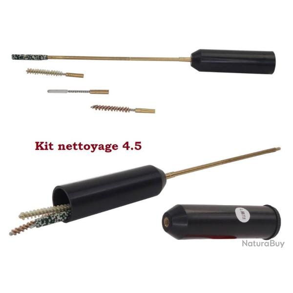 Kit de nettoyage pour arme de Cal 4.5  mm