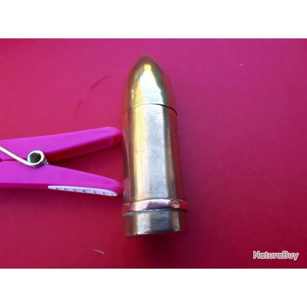 Briquet de tranch�e forme obus fabrication artisanale