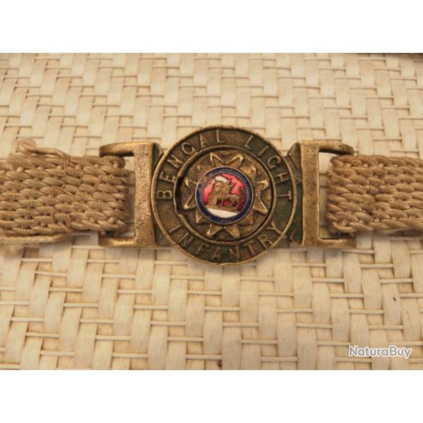 Rare ceinturon Infanterie L�g�re du Bengale