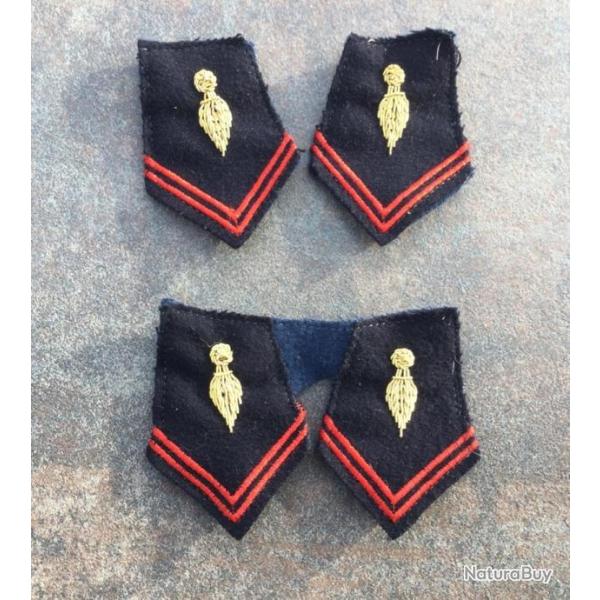 Pattes de col - cadres de l'infanterie