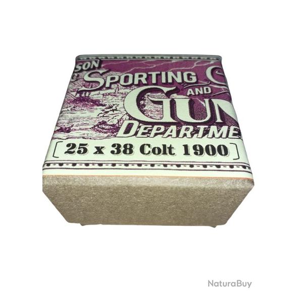 38 ACP 1900 ou 38 Colt auto: Reproduction boite cartouches (vide) WR 9608980