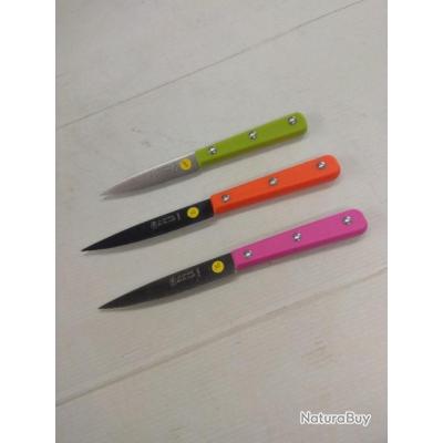 Lot De 3 Couteaux De Cuisine LA FOURMI – Lame 10,5 Cm Inox, Parfait Pour Couper Et émincer