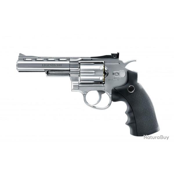 Revolver S40 Legends Silver CO2 plombs et billes d'acier 4.5mm Umarex