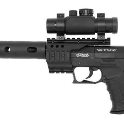 Pistolet NightHawk 4.5mm &agrave; plombs Walther