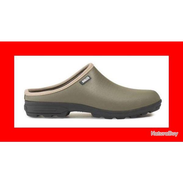 SABOT AIGLE LESSFOR OPEN KAKI P44