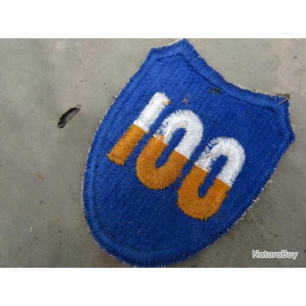 patch 100 Century Inf Div  US army ww2 deuxi�me guerre am�ricain GI d�barquement