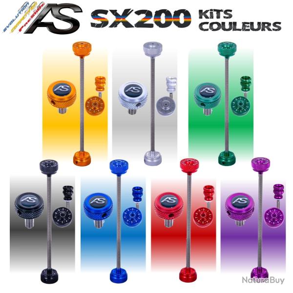 ARC SYSTEME - Kit couleur Viseur SX200 9" ROUGE