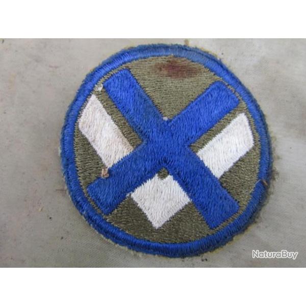 patch 15 corps arm�e Inf Div US army ww2 deuxi�me guerre am�ricain GI d�barquement