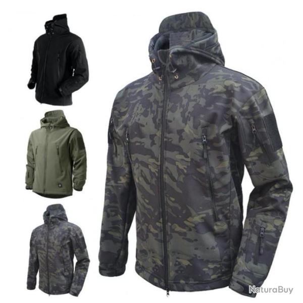 VESTE SOFTSHELL impermeable coupe vent, coloris CAMOUFLAGE......SUPER QUALIT� LIVRAISON OFFERTE