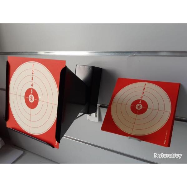 PORTE CIBLE 14 X 14 + 10 CIBLES 14 X 14-