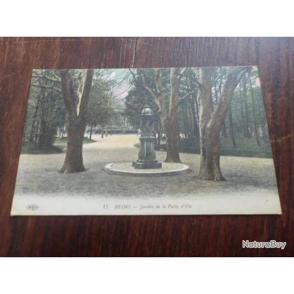 CP  dpt 51  REIMS  JARDIN DE LA PATTE D OIE