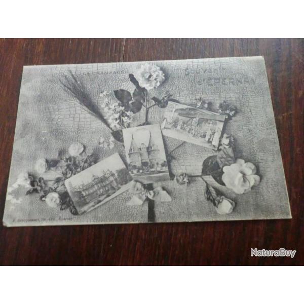 CP  dpt 51  SOUVENIR D EPERNAY