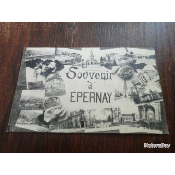 CP  dpt 51   SOUVENIR   A   EPERNAY