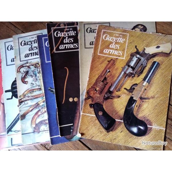 Nombreuses revues  "cibles" et "Gazette des Armes", tr�s bon �tat