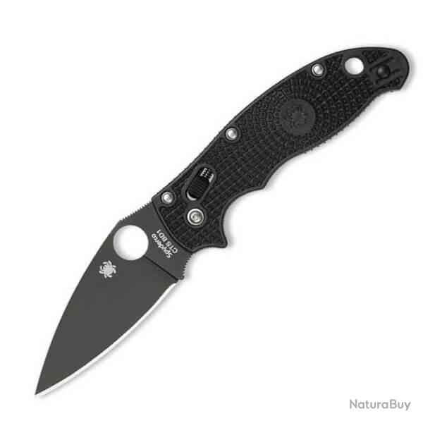 Couteau de poche Spyderco Manix 2 lame noire