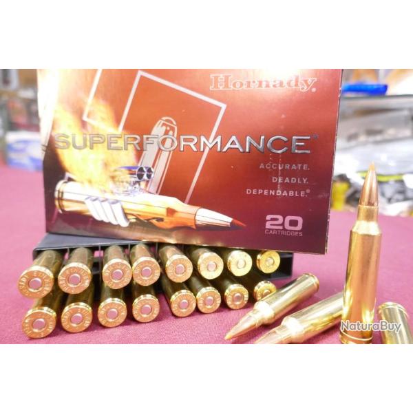 Cartouches HORNADY 7mm REM MAG 154gr SST en boite de 20