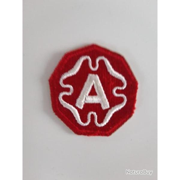 INSIGNE ORIGINALE EN TISSU DE  LA 9 EME ARM�E U.S.