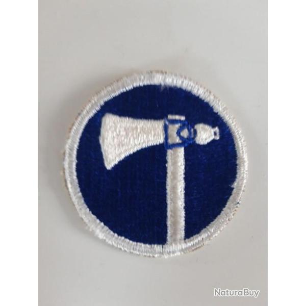 INSIGNE ORIGINALE EN TISSU DU 19 EME CORPS D ARM�E U.S.