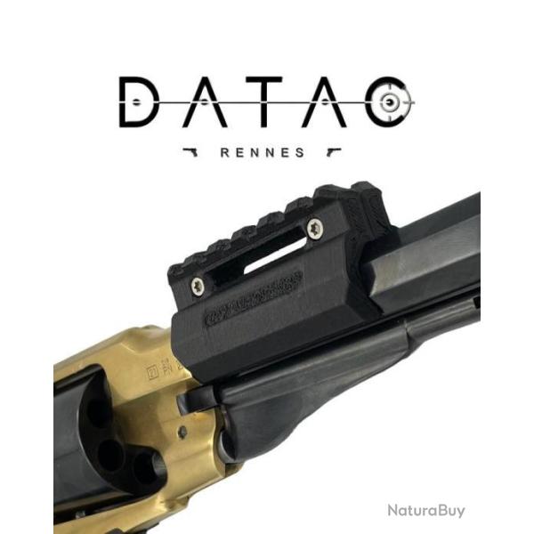 Rail Picatinny GEN2 21mm Nylon carbone pour Remington 1858 Pietta.