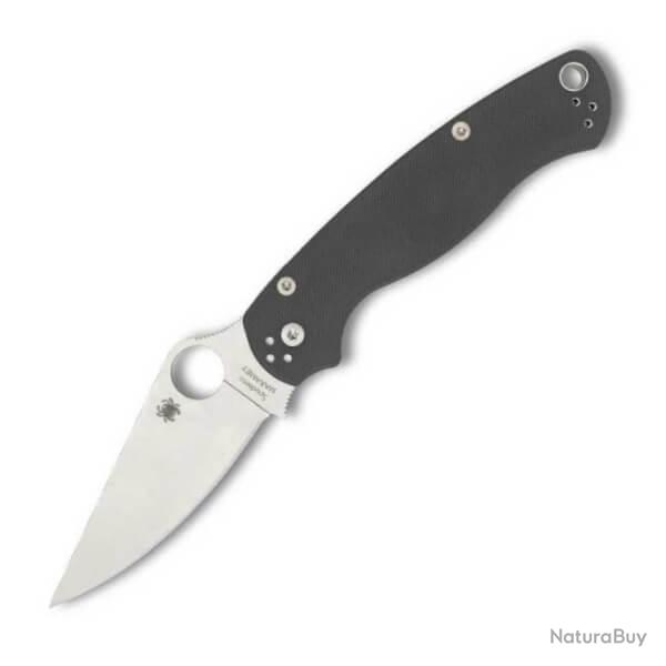 couteau de poche Spyderco Para Military 2 Maxamet gris