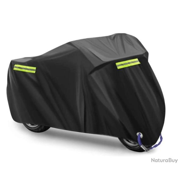 Housse de Protection pour Moto 245x105x125 cm Imperm�able Bande R�fl�chissante Livraison Gratuite