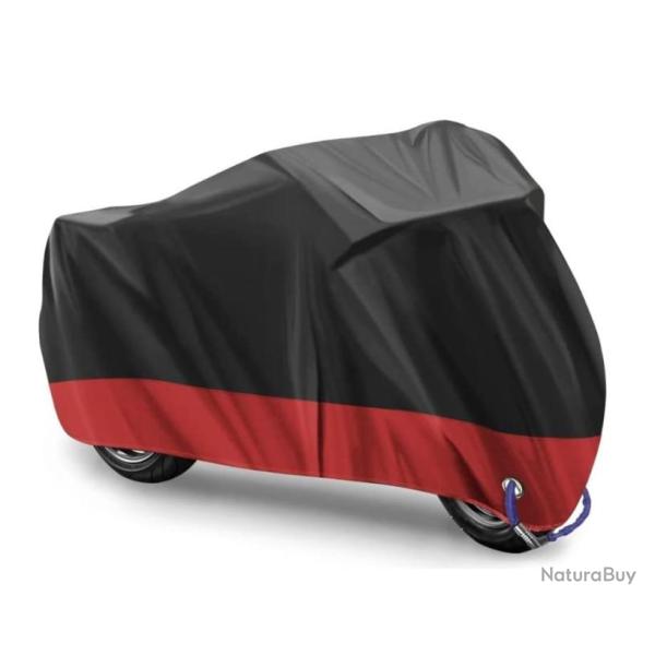 Housse de Protection pour Moto 245x105x125 cm Etanche Tissu Oxford 210D Exterieur Livraison Gratuite