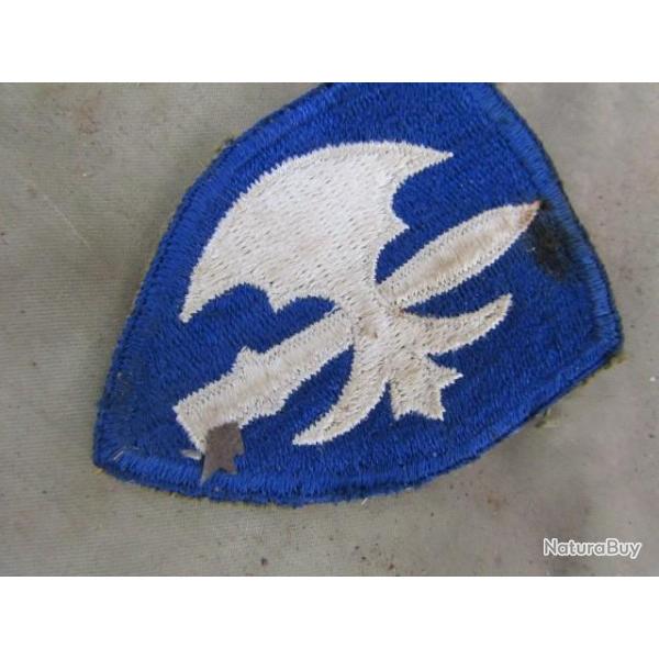 patch 65 INF Div Battle Axe ww2 US insigne deuxi�me guerre am�ricain grade GI d�barquement Europe