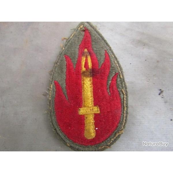 patch 63 blood and fire Inf Div ww2 US insigne deuxi�me guerre am�ricain GI d�barquement Europe