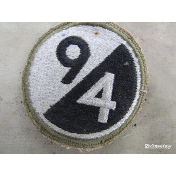 patch 94 Inf Div ww2 US insigne deuxi�me guerre am�ricain GI d�barquement Europe