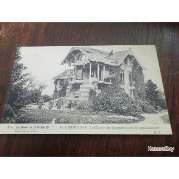 CP  dpt  51 LE CHATEAU DES MARQUISES