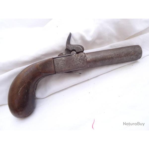 jc5)  pistolet a un canon , coup de poing , d�tente rentrante