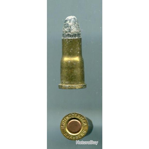 6 x 17 R Gartengewerh - RARE et tr�s ancien cartouch allemande de tir � la carabine et au pistolet