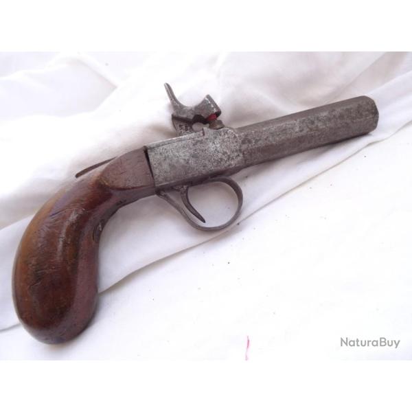 jc8)  pistolet a un canon , coup de poing