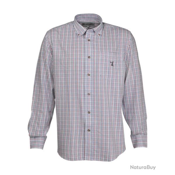 Chemise chasse Percussion carreaux Rouge - 4748