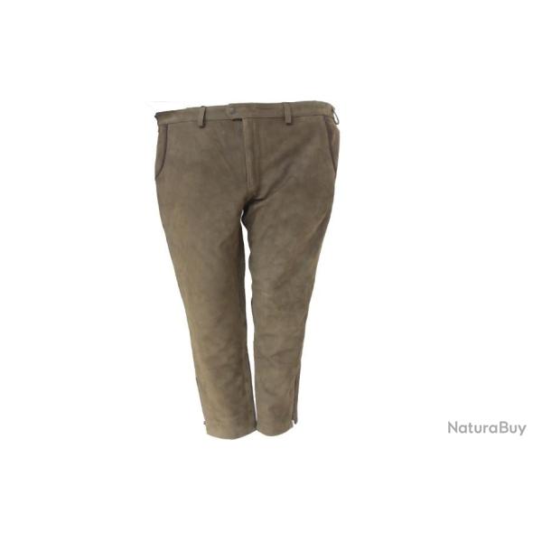 Pantalon en cuir Chasse El�gance avec lacet dos "Sp�cial Grandes Tailles" CE703