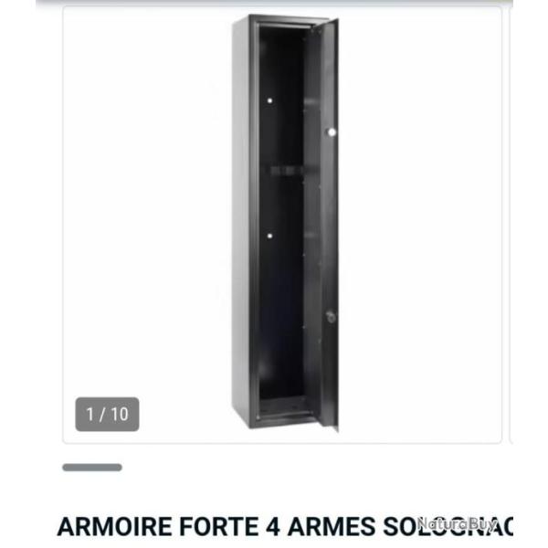 Armoire forte 4 fusils longs ( 140x 24x28)