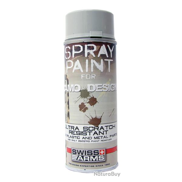 Peinture 400ml Gris pour repliques en metal et plastique