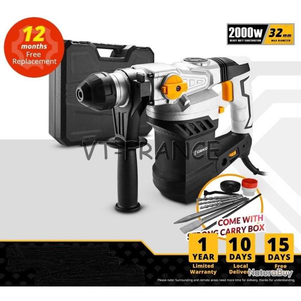 Perforateur Rotatif Pro 2000W SDS+-LD1 20260729082517