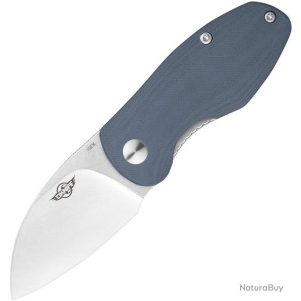 Couteau Olight Oknife Parrot Gray/Blue Lame Acier 154CM Manche G10 IKBS Linerlock CLip OLTPARROTGY
