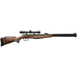 Carabine &agrave; plomb Stoeger RX20 S3 bois suppressor Cal.4.5MM avec lunette 4X32 19J