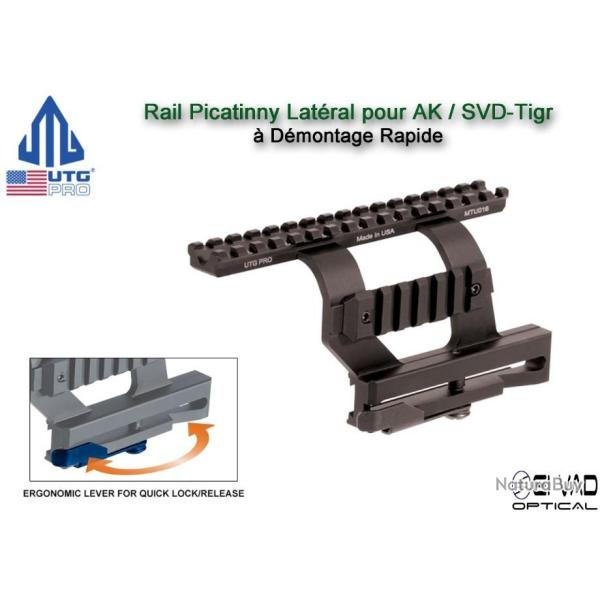 UTG - Rail Picatinny Lat�ral pour AK