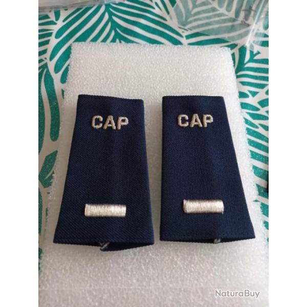 Paire de grades officier arm�e us USAF FIRST LIEUTENANT original 1