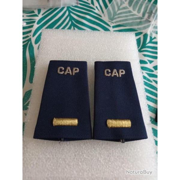 Paire de grades officier arm�e us USAF SECOND LIEUTENANT original 1