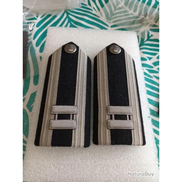 Paire de grades officier de sortie arme us USAF CAPITAINE original 1