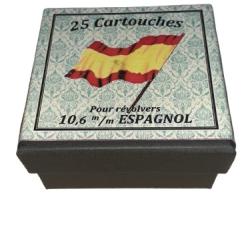 10,6 mm Espagnol ou 10,6mm Spain: Reproduction boite munitions (vide) HB 9629673