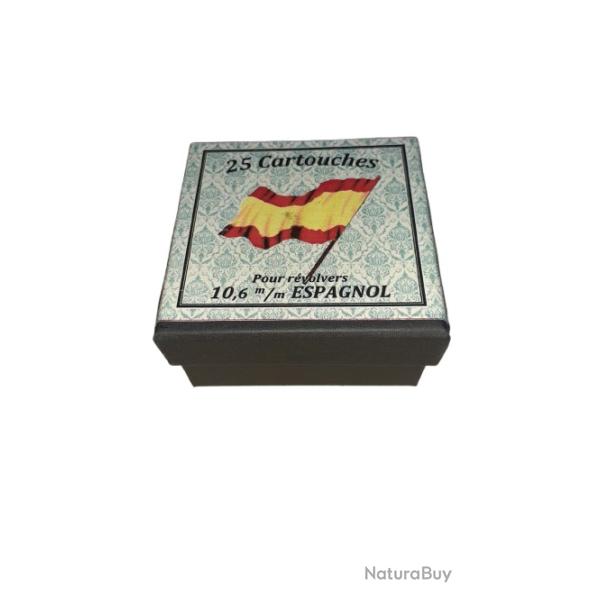 10,6 mm Espagnol ou 10,6mm Spain: Reproduction boite munitions (vide) HB 9629673