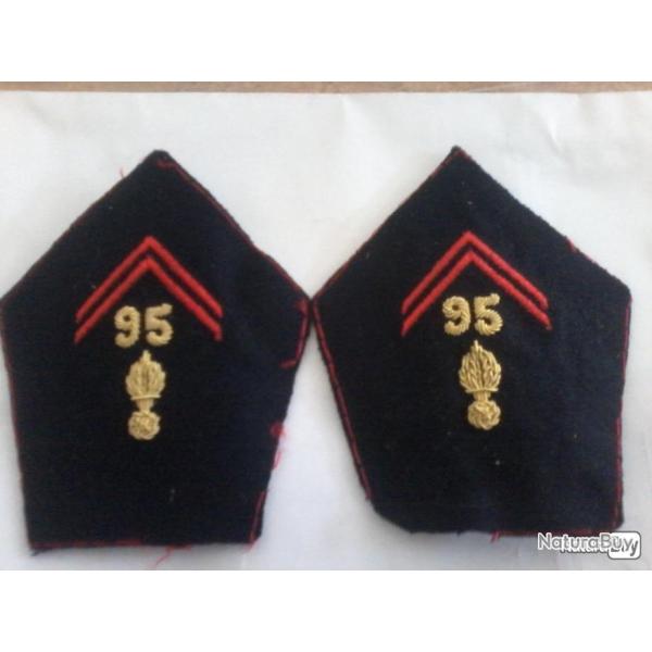 pattes de cols non fini off du 95RI