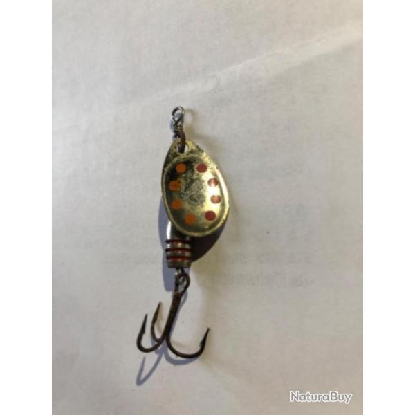 1 cuill�re suissex 1 argent points rouges  p�che cuill�re carnassier occasion