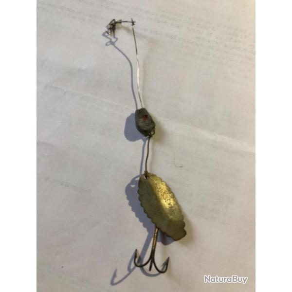 1 cuill�re suissex  2 argent  p�che cuill�re carnassier occasion ancien collection