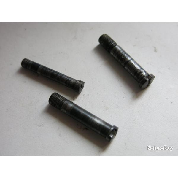 VENDU PAR CUIRASSIER11  LOT DE TROIS VIS ( PONTET ET CROSSE)   S/ AUTOMATIQUE BROWNING AUTO 5 CAL 12